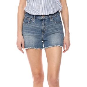 J Crew Mercantile Denim Boy Shorts in Dark Wash